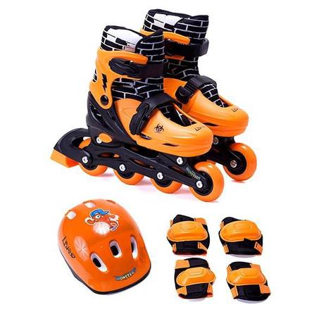 Menor preço em Kit Patins Ajustável (M) 35 a 38 - Ligado - Unik Toys