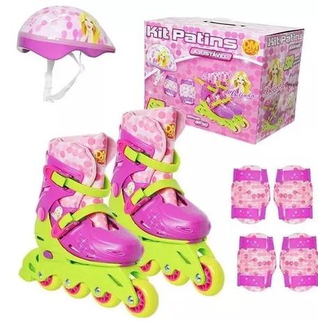 Kit Patins Capacete e Joelheira Belinda 37 - 40 DM Radical é boa?
