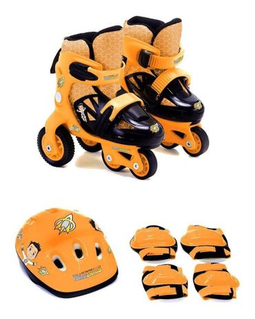 Kit Patins Infantil Ajustável Masculino Heroizinhos - Unik é boa?