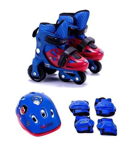Kit Patins Infantil Ajustável Masculino Heroizinhos - Unik Menor preço em Kit Patins Infantil Ajustável Masculino Heroizinhos - Unik