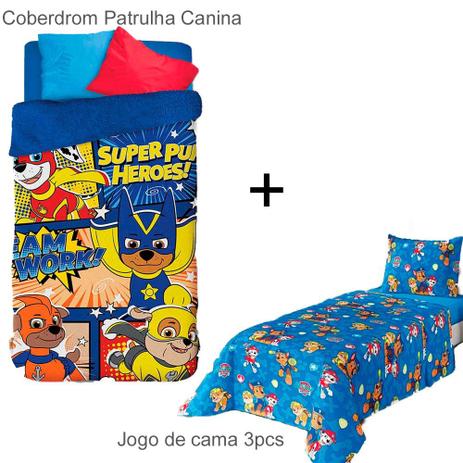 Kit Patrulha Canina Coberdrom + Jogo de cama - Lepper é ruim? Kit Patrulha Canina Coberdrom + Jogo de cama - Lepper é boa?