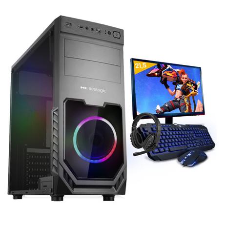 Kit Pc Gamer Smart Pc SMT81288 Intel i5 8GB (GeForce GTX 1650 4GB) 1TB + Monitor 21,5 Menor preço em Kit Pc Gamer Smart Pc SMT81288 Intel i5 8GB (GeForce GTX 1650 4GB) 1TB + Monitor 21,5