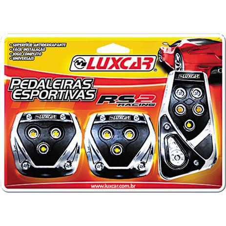 Kit Pedaleira Esportiva com 3 Peças 8850 Luxcar Sortido Menor preço em Kit Pedaleira Esportiva com 3 Peças 8850 Luxcar Sortido