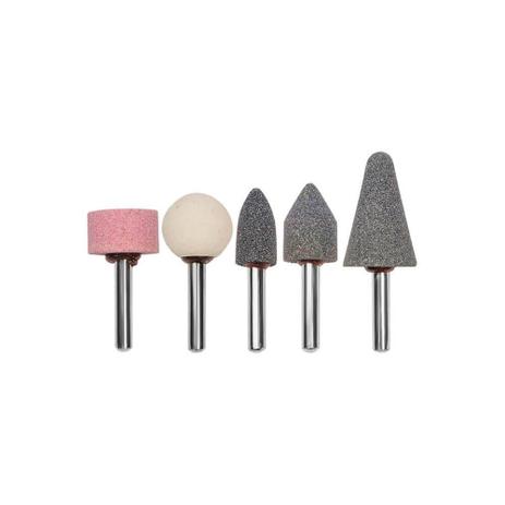 Kit Pedras Esmeril para Furadeira com 5 Peças Cromado - Mtx Menor preço em Kit Pedras Esmeril para Furadeira com 5 Peças Cromado - Mtx