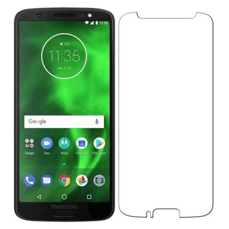 Kit Película de vidro + capa fumê para Moto G6 - Maston Menor preço em Kit Película de vidro + capa fumê para Moto G6 - Maston