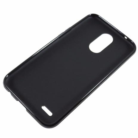 Kit Película de vidro e capinha TPU de silicone (Cor Preta / Fumê) para LG K10 2017 - Rellogs Menor preço em Kit Película de vidro e capinha TPU de silicone (Cor Preta / Fumê) para LG K10 2017 - Rellogs