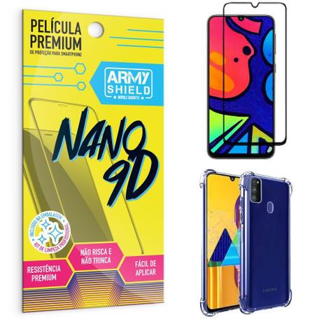 Kit Película Premium Nano 9D para Galaxy M21S + Capa Anti Impacto -  Armyshield - Kit Capinha e Película para Celular - Magazine Luiza