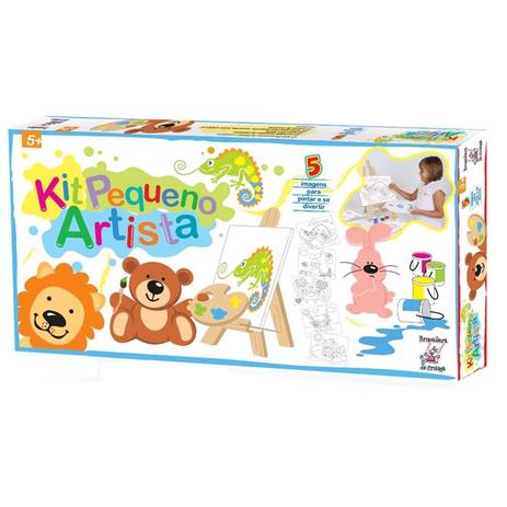 Kit Pequeno Artista - Brincadeira de Criança - Brincadeira de crianca Menor preço em Kit Pequeno Artista - Brincadeira de Criança - Brincadeira de crianca