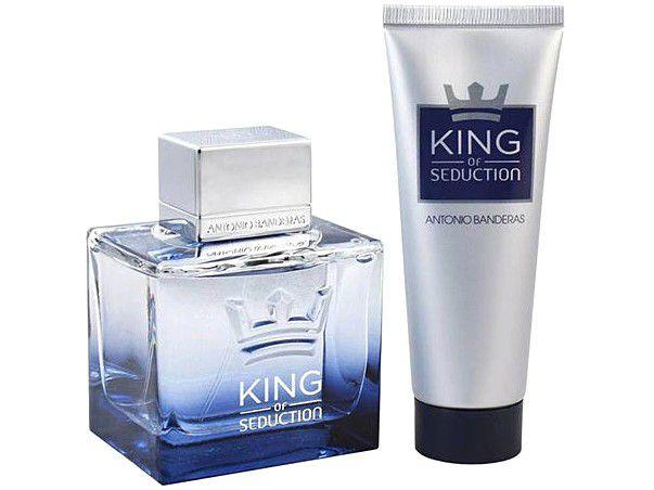 Kit Perfume Antonio Banderas King of Seduction – Masculino Eau de Toilette 100ml e Pós-Barba 75ml