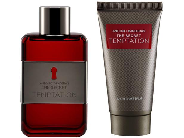 Kit Perfume Antonio Banderas The Secret Temptation - Masculino Eau de Toilette 100ml com Pós-Barba 75ml