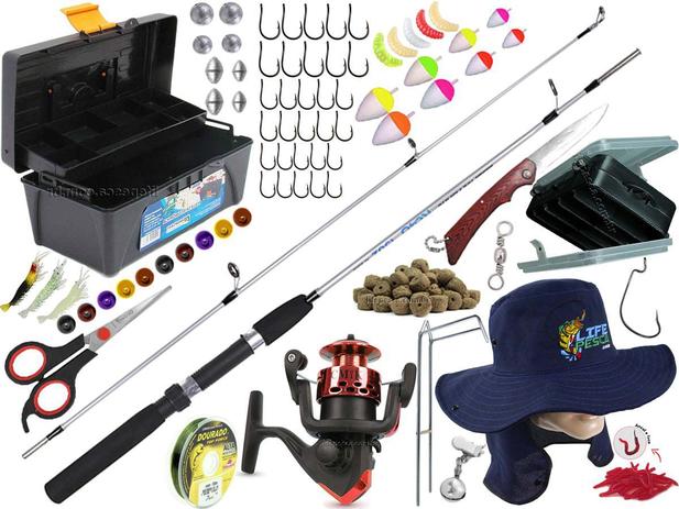 Kit Pesca Completo 1 Vara Para Moliente 1,50m + 1 Molinete + Caixa C/ Acessórios (Ref. 86) - Life Pesca Menor preço em Kit Pesca Completo 1 Vara Para Moliente 1,50m + 1 Molinete + Caixa C/ Acessórios (Ref. 86) - Life Pesca