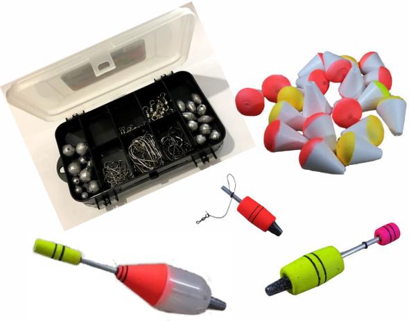 Kit Pesqueiro Com Boias Chumbos Anzóis Giradores Organizador - Isomix Menor preço em Kit Pesqueiro Com Boias Chumbos Anzóis Giradores Organizador - Isomix