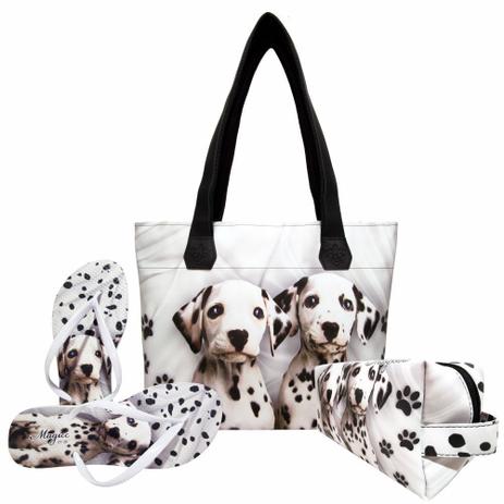 dog print bolsa