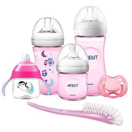 Kit Pétala 6 Peças Rosa Mamadeiras, Copo, Escova e Chupeta - Philips Avent Menor preço em Kit Pétala 6 Peças Rosa Mamadeiras, Copo, Escova e Chupeta - Philips Avent