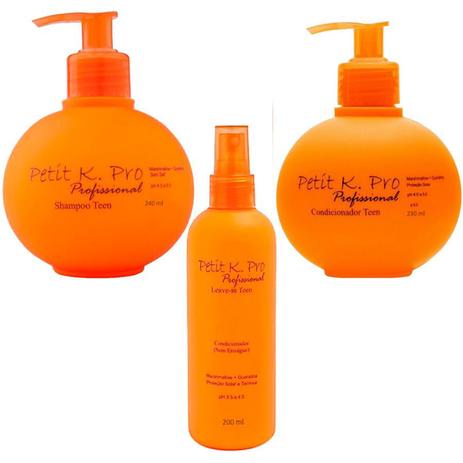Kit Petít Infantil Shampoo 240ml + Condicionador 230ml + Leave-in 200 - K.Pro Menor preço em Kit Petít Infantil Shampoo 240ml + Condicionador 230ml + Leave-in 200 - K.Pro