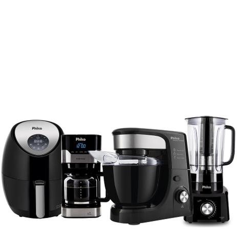 Kit Philco Cozinha Black Menor preço em Kit Philco Cozinha Black