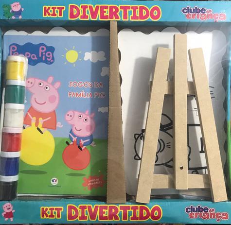 Kit Pintura Infantil Divertido Oinc Peppa - Com 12 Itens - Clube da criança Menor preço em Kit Pintura Infantil Divertido Oinc Peppa - Com 12 Itens - Clube da criança