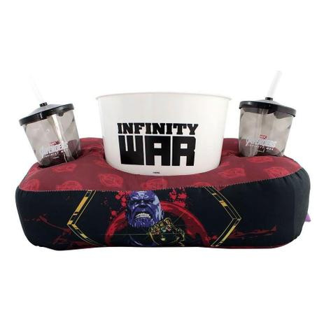 Kit Pipoca Almofada Avengers Infinity War - Zona criativa Menor preço em Kit Pipoca Almofada Avengers Infinity War - Zona criativa
