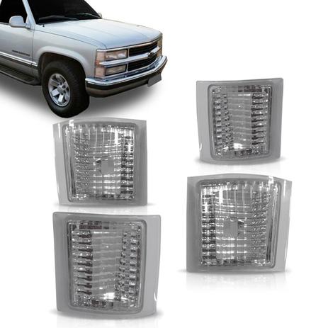 Kit Pisca Lanterna Dianteira Silverado 1997 A 2001- 4 Peças - Depo Menor preço em Kit Pisca Lanterna Dianteira Silverado 1997 A 2001- 4 Peças - Depo