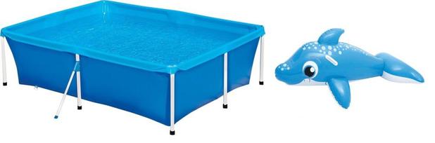 Kit Piscina 2000l + Bóia Golfinho - Mor Menor preço em Kit Piscina 2000l + Bóia Golfinho - Mor