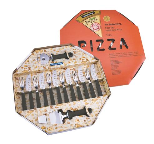Kit Pizza 14pc Tramontina 25099/022 - Tramontina cutelaria Menor preço em Kit Pizza 14pc Tramontina 25099/022 - Tramontina cutelaria