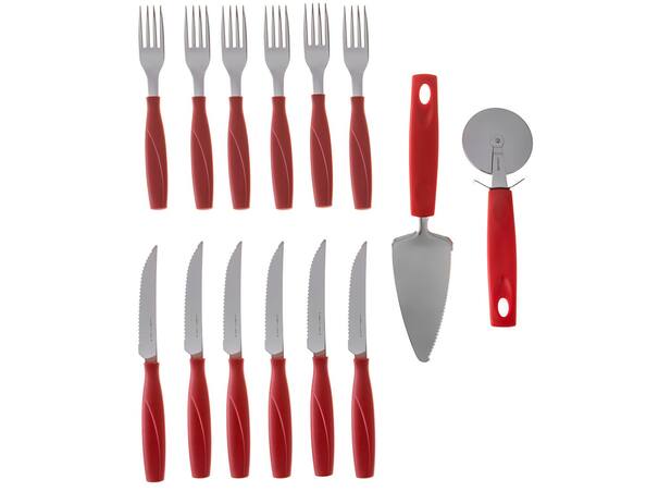 Kit Pizza Brinox Inox 6099450 14 Peças