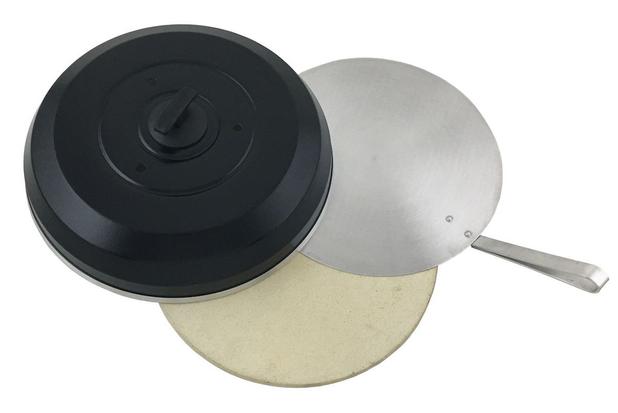 Kit Pizza Churrasqueira Com Pedra Refratária 35 cm, Pá de Alumínio E Abafador Preto - Brasa Store Menor preço em Kit Pizza Churrasqueira Com Pedra Refratária 35 cm, Pá de Alumínio E Abafador Preto - Brasa Store