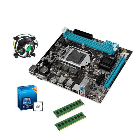 Kit Placa Mãe + Processador + Memoria - PYX ONE Menor preço em Kit Placa Mãe + Processador + Memoria - PYX ONE