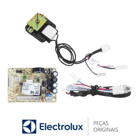 KIT Placa Potência + Sensor + Motor do Ventilador 127V 70001453 Refrigerador Electrolux DF46, DF49 Menor preço em KIT Placa Potência + Sensor + Motor do Ventilador 127V 70001453 Refrigerador Electrolux DF46, DF49