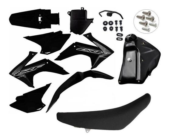 Kit Plastico Roupa Crf 230 Adaptável Bros Xr200 Tornado Xtz - Amx / Avtec Menor preço em Kit Plastico Roupa Crf 230 Adaptável Bros Xr200 Tornado Xtz - Amx / Avtec