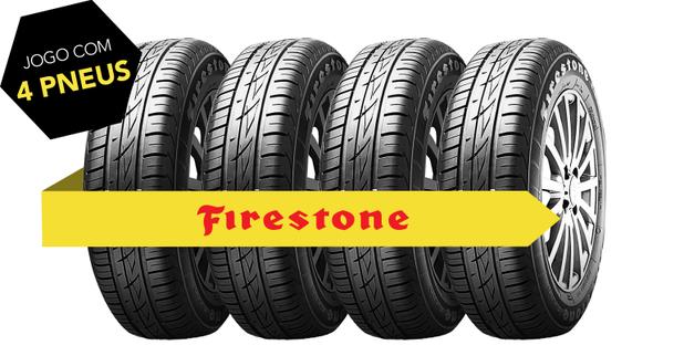 Kit Pneu Aro 14 - 185/65R14 86T F-600 Firestone 4 Peças Menor preço em Kit Pneu Aro 14 - 185/65R14 86T F-600 Firestone 4 Peças
