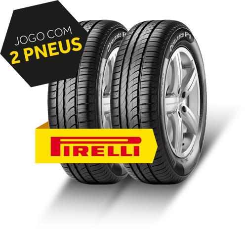 Kit Pneu Aro 14 - 185/65R14 P1 PIRELLI 2 peças Menor preço em Kit Pneu Aro 14 - 185/65R14 P1 PIRELLI 2 peças