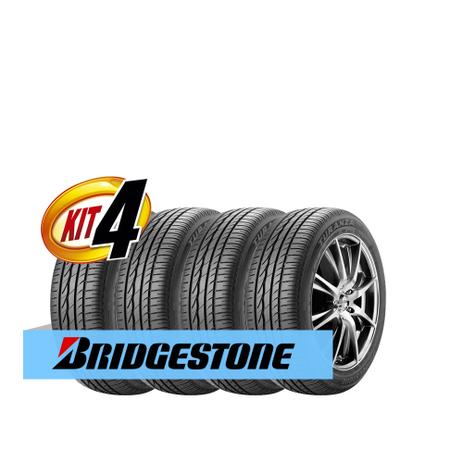 Kit Pneu Bridgestone R15 185/60R15 Turanza ER300 84H 4 Un Menor preço em Kit Pneu Bridgestone R15 185/60R15 Turanza ER300 84H 4 Un