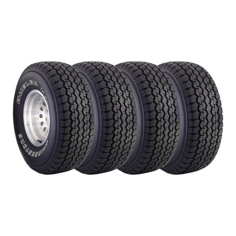 Kit Pneu Bridgestone R15 225/75R15 Dueler H/T 689 105S 4 Un Menor preço em Kit Pneu Bridgestone R15 225/75R15 Dueler H/T 689 105S 4 Un