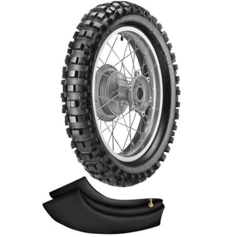 Kit Pneu + Camara Cross Trilha Xr250 Xre300 Crf230 110/100-18 Cr400 Vipal Menor preço em Kit Pneu + Camara Cross Trilha Xr250 Xre300 Crf230 110/100-18 Cr400 Vipal
