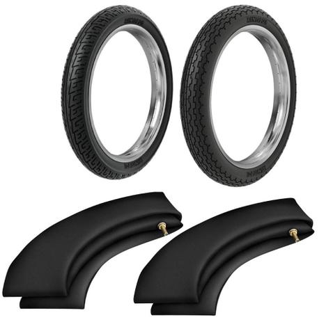 Kit Pneu Cb 400 450 110/80-18 Pd29 + 90/90-19 Rd30 Rinaldi Menor preço em Kit Pneu Cb 400 450 110/80-18 Pd29 + 90/90-19 Rd30 Rinaldi
