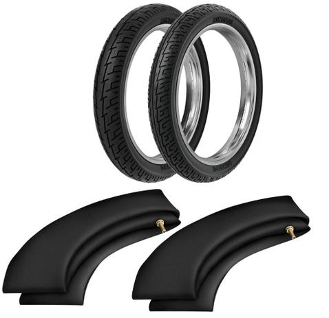 Kit Pneu CG 125 Titan 90/90-18 + 275-18 Bs32 Rinaldi Menor preço em Kit Pneu CG 125 Titan 90/90-18 + 275-18 Bs32 Rinaldi