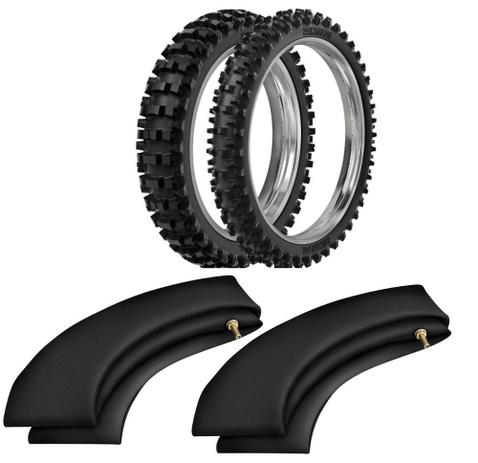 Kit Pneu Crf230 100/90-19 + 80/100-21 Sr39 Strongrace Rinaldi Menor preço em Kit Pneu Crf230 100/90-19 + 80/100-21 Sr39 Strongrace Rinaldi