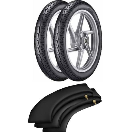 Kit Pneu Honda Cg Ybr 275-18 + 90/90-18 St300 Vipal Menor preço em Kit Pneu Honda Cg Ybr 275-18 + 90/90-18 St300 Vipal