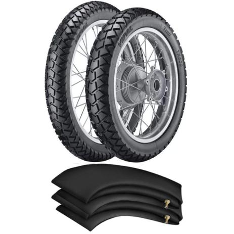 Kit Pneu Xre 300 Xtz 250 Xr 250 Tornado 130/80-18 + 90/90-21 Tr300 Vipal Menor preço em Kit Pneu Xre 300 Xtz 250 Xr 250 Tornado 130/80-18 + 90/90-21 Tr300 Vipal