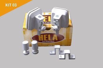 Kit polímero para instalação de janelas de correr 4 folhas - kit 3 branco - Hela Menor preço em Kit polímero para instalação de janelas de correr 4 folhas - kit 3 branco - Hela