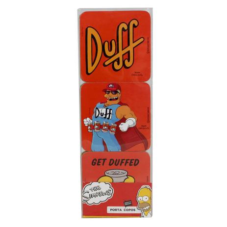 Kit Porta Copo Com 6 Peças Duff Beer - Zona criativa Menor preço em Kit Porta Copo Com 6 Peças Duff Beer - Zona criativa