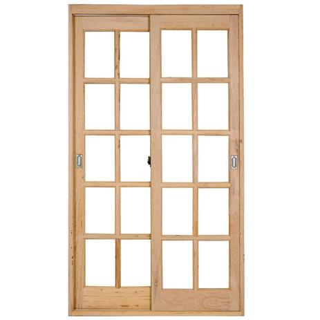 Kit Porta de Madeira Correr Lisa PE621 Gold Esel 216cmx140cmx12cm Natural Menor preço em Kit Porta de Madeira Correr Lisa PE621 Gold Esel 216cmx140cmx12cm Natural