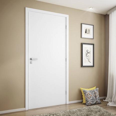 Kit Porta de Madeira Lisa Melamínico 215cmx84cm MGM Branco é boa?