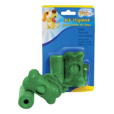 Kit Porta Saquinhos Coletores Dois Rolos Chalesco Verde é boa?