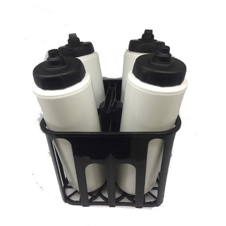 Kit Porta Squeeze 4x4 Preta com 4 Squeeze s/ logo Branco Preto Rythmoon Menor preço em Kit Porta Squeeze 4x4 Preta com 4 Squeeze s/ logo Branco Preto Rythmoon