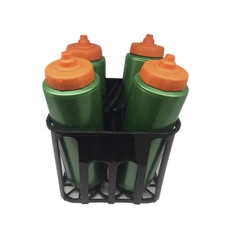 Kit Porta Squeeze 4x4 Preta com 4 Squeeze s/ logo verde laranja Rythmoon Menor preço em Kit Porta Squeeze 4x4 Preta com 4 Squeeze s/ logo verde laranja Rythmoon