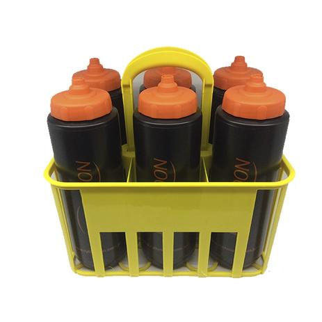 Kit Porta Squeeze Amarela com 6 Squeeze c/ logo preto laranja Rythmoon Menor preço em Kit Porta Squeeze Amarela com 6 Squeeze c/ logo preto laranja Rythmoon