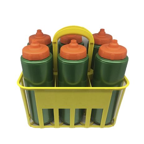 Kit Porta Squeeze Amarela com 6 Squeeze s/ logo verde laranja Rythmoon Menor preço em Kit Porta Squeeze Amarela com 6 Squeeze s/ logo verde laranja Rythmoon