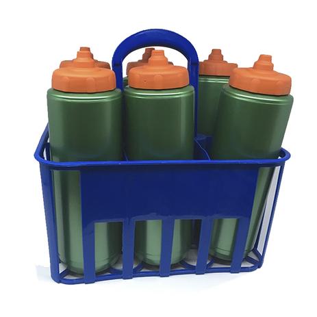 Kit Porta Squeeze Azul com 6 Squeeze s/ logo Verde/Laranja Rythmoon Menor preço em Kit Porta Squeeze Azul com 6 Squeeze s/ logo Verde/Laranja Rythmoon